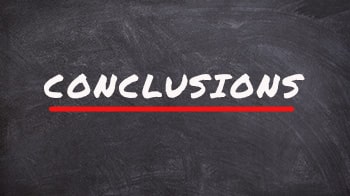 Our conclusions
