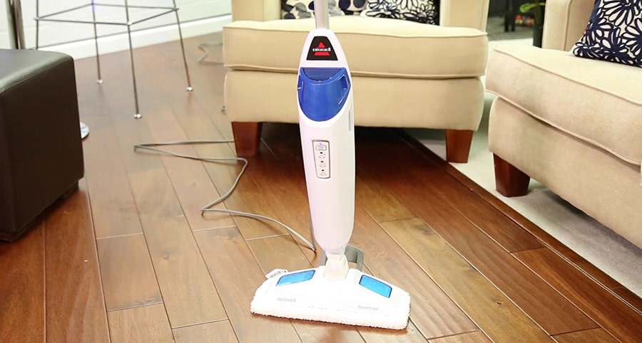 Bissell Power Fresh Steam Mop with Natural Sanitization, Floor Steamer,  Tile Cleaner, and Hard Wood Floor Cleaner with Flip-Down Easy Scrubber,  1940A