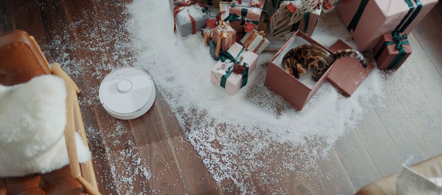 Robotic Vacuum at work