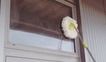 Spin mop could be used for cleaning windows and doors too