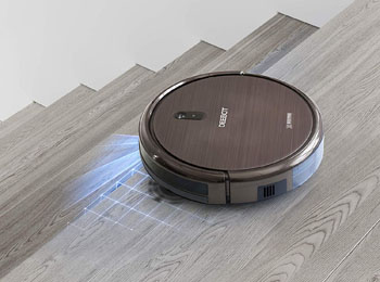 Cliff sensor is required for these robots to prevents falling from the stairs.