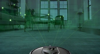 The robot gets more efficient by building a more accurate map of your home.