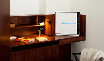 Air Purifier in the home office.