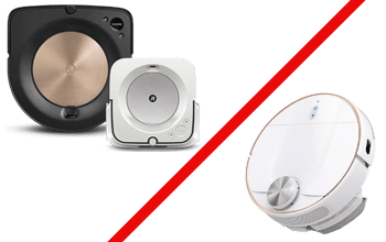 Duo of a robot vacuum and a robot mop vs a hybrid robot cleaner.