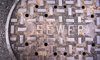 Sewer cover.