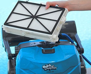 Filter cartridge of the Dolphin Oasis Z5i