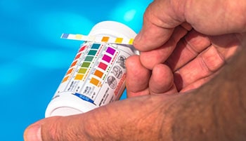 Water quality test strip.