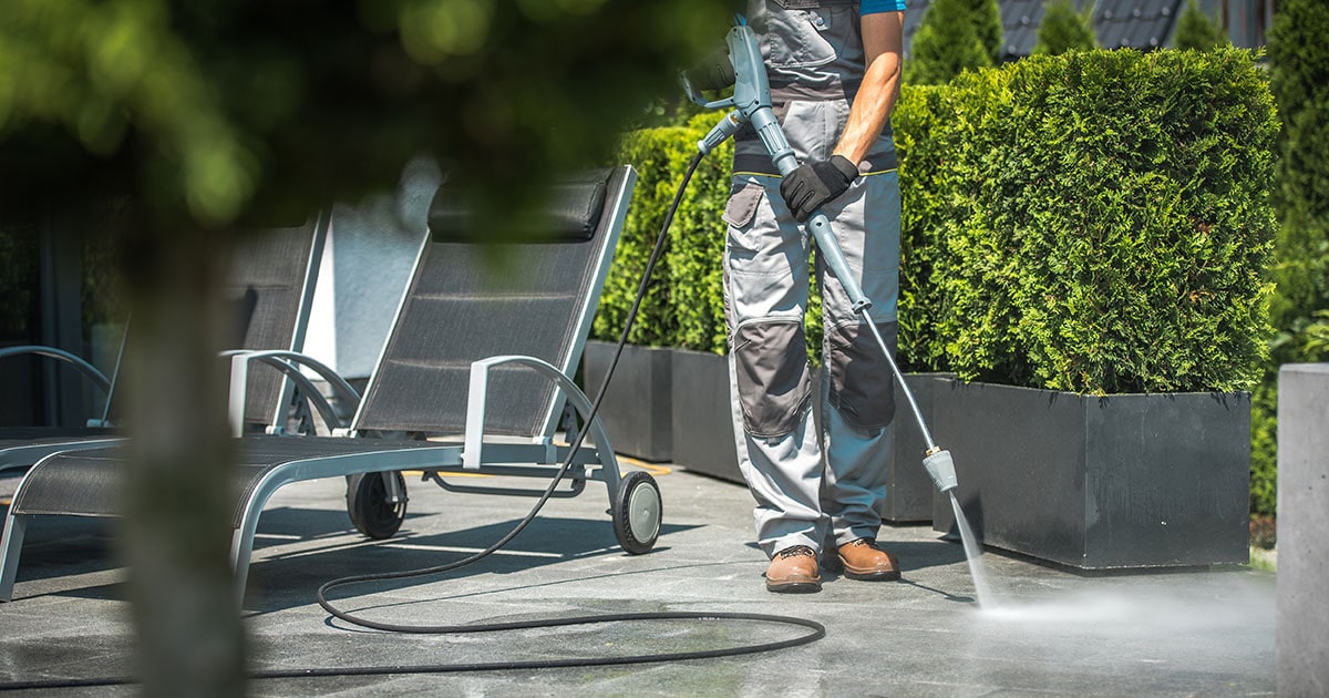 How To Use a Pressure Washer To Clean Your Patio