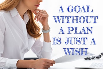 Woman thinks about the importance of the marketing plan