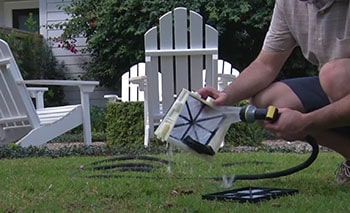 Cleaning the filters is part of the needed regular maintenance.