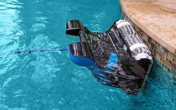 Dolphin Nautilus CC Supreme is cleaning the waterline