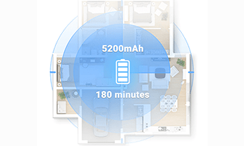 Roborock S7+ has a large 5,200mAh battery
