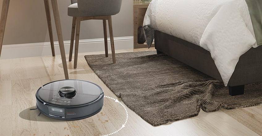 Not all robotic mops are able to detect carpets.