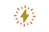electricity icon for pool heaters